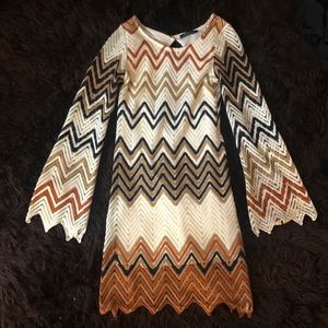 ***3 for $21*** Chevron Dress by Foreign Exchange